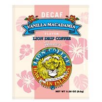 【LION COFFEE】ドリップ デカフェバニラマカダミア