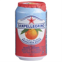 【SANPELLEGRINO】スパークリング フルーツベバレッジ アランチャータロッサ（ブラッドオレンジ） 330mL