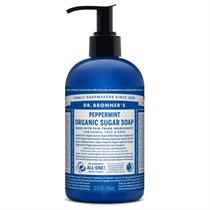 【DR.BRONNER'S】ドクターブロナー シュガーソープ PE(ペパーミント)