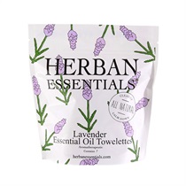 【HERBAN ESSENTIALS】アロマタオル ミニ（ラベンダー）