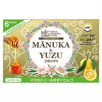 【MANUKA HONEY DROPS】マヌカハニー＆ゆずドロップ