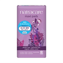 【natracare】マキシパッド　スーパー(多い日～夜用 羽なし)